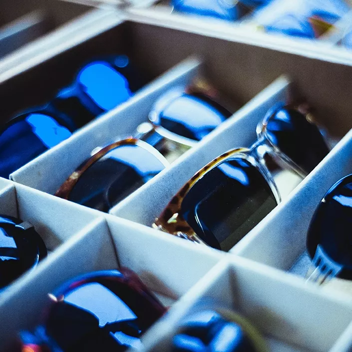 Verschiedene Brillen